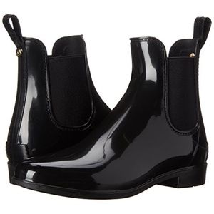 Sam Edelman Women’s Shiny Tinsley Chelsea Rubber Ankle Rain Boot Size 9